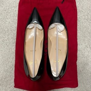 Christian Louboutin Patent Black Pumps